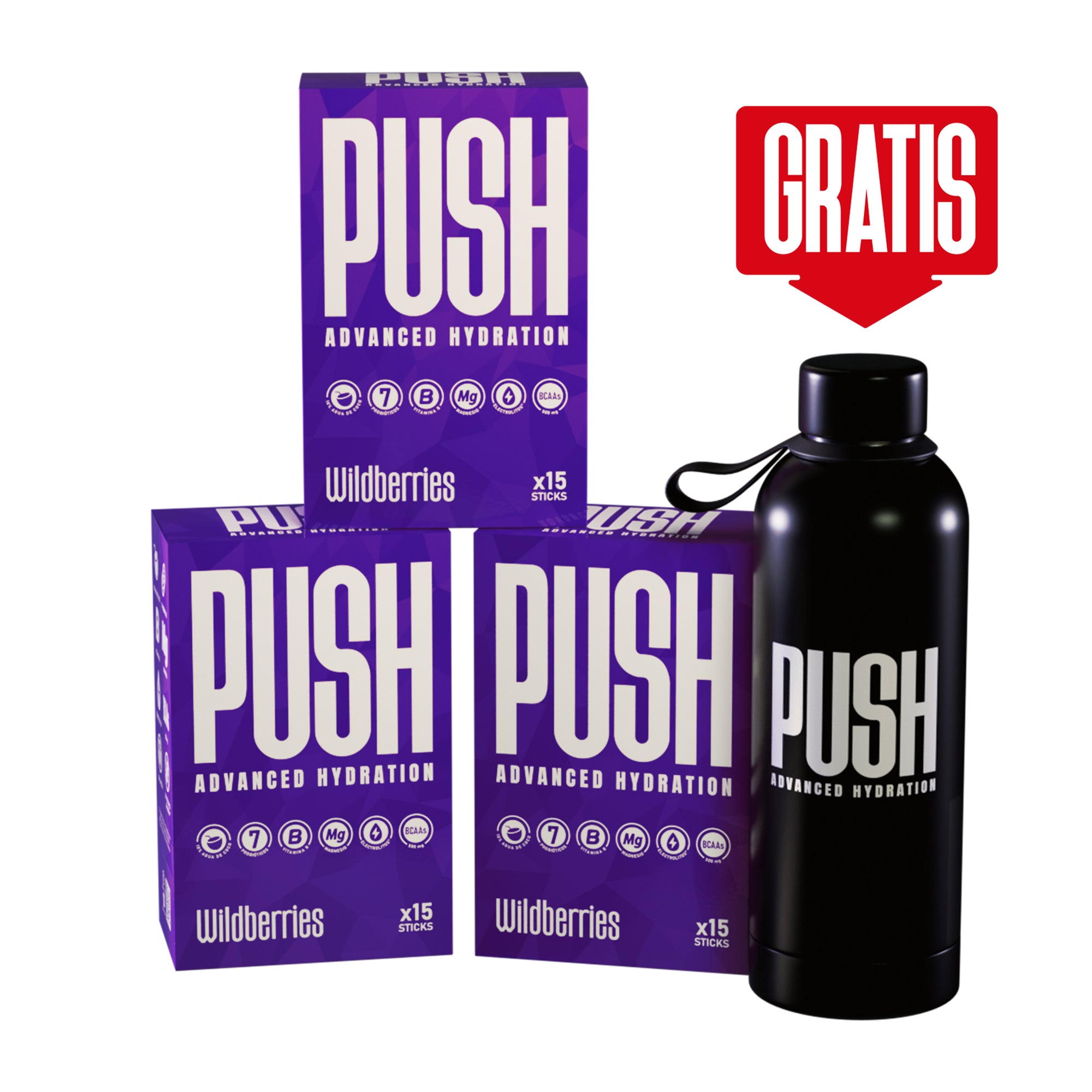PACK WILDBERRIES + Botella Gratis